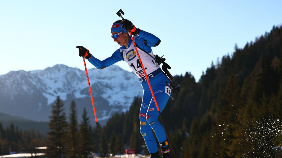 Biathlon: altro podio per Vittozzi, 3/a nella sprint di Ruhpolding