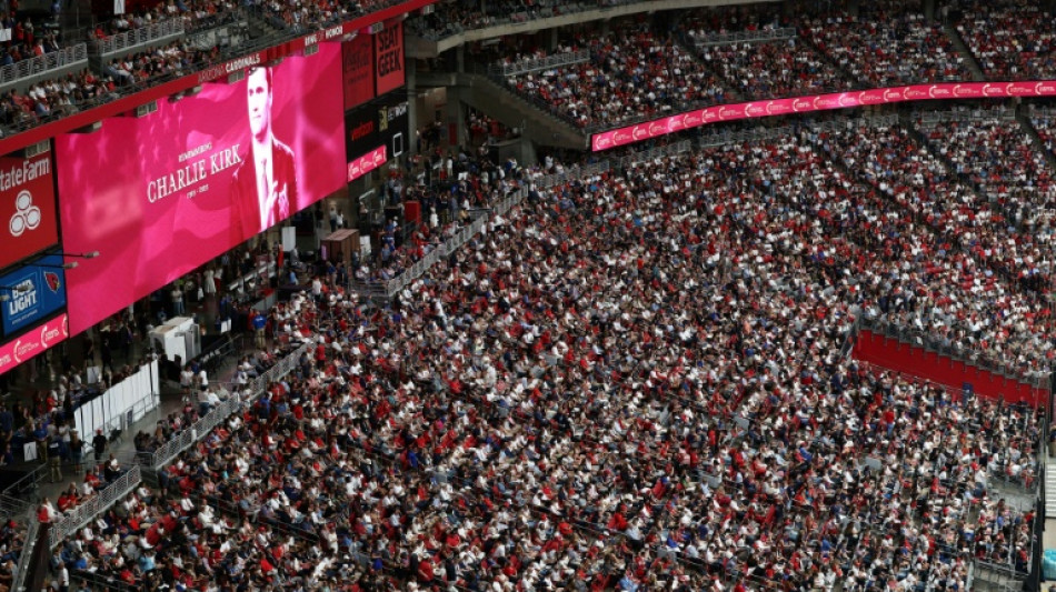 La galaxie trumpiste se rassemble pour l'hommage à Charlie Kirk en Arizona