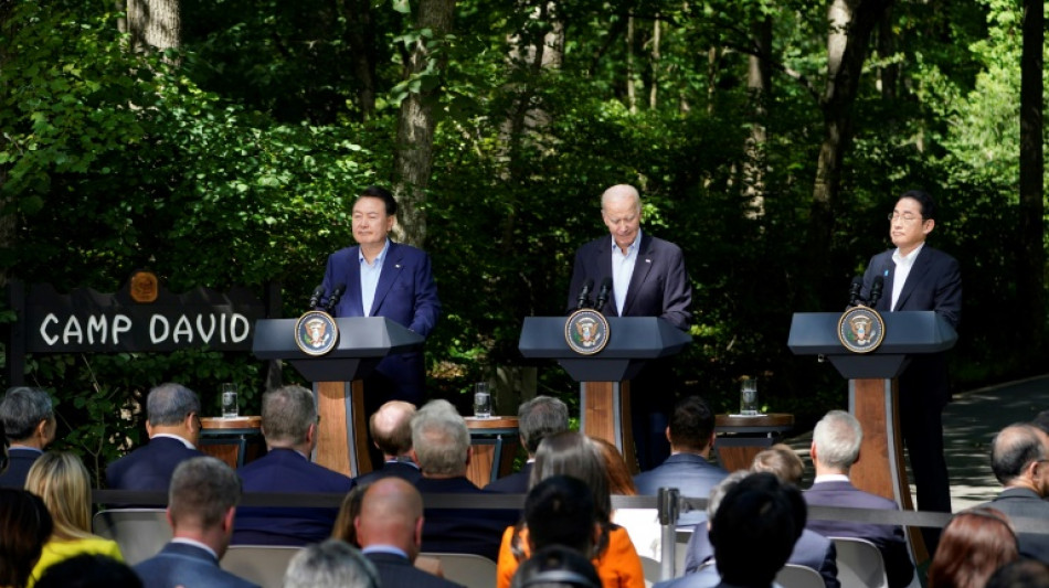 Biden, avec les dirigeants japonais et cor&eacute;ens, envoie un message d'unit&eacute; face &agrave; la Chine