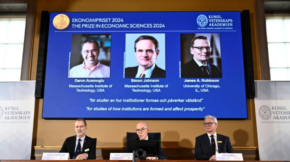 Wirtschaftsnobelpreis geht an Trio in den USA f&uuml;r Forschung zu Wohlstandsgef&auml;lle