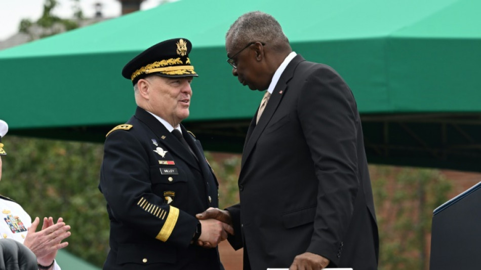 Top US military officer steps down with 'dictator' swipe at Trump