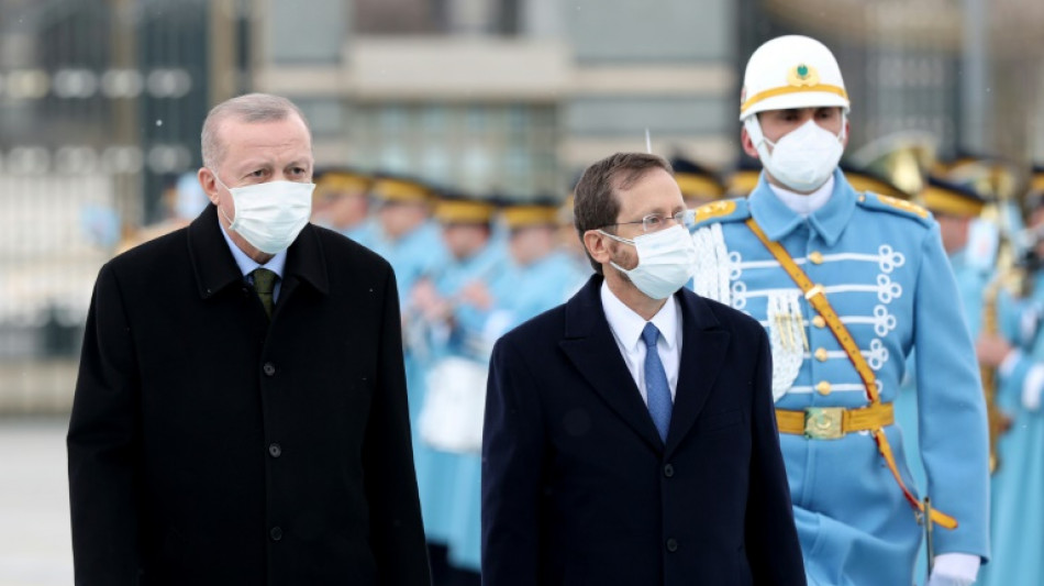 Le pr&eacute;sident isra&eacute;lien en Turquie pour "relancer" les relations