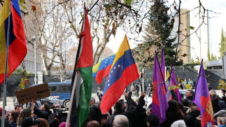 A Madrid, une manifestation pour d&eacute;noncer l'"agression imp&eacute;rialiste" au Venezuela