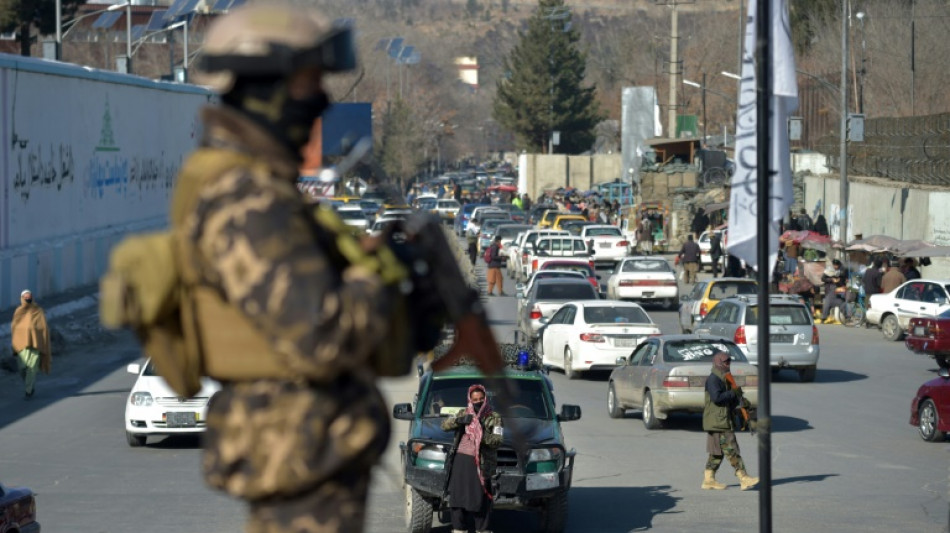 Rund hundert Frauen demonstrieren in Kabul f&uuml;r Taliban-Regierung
