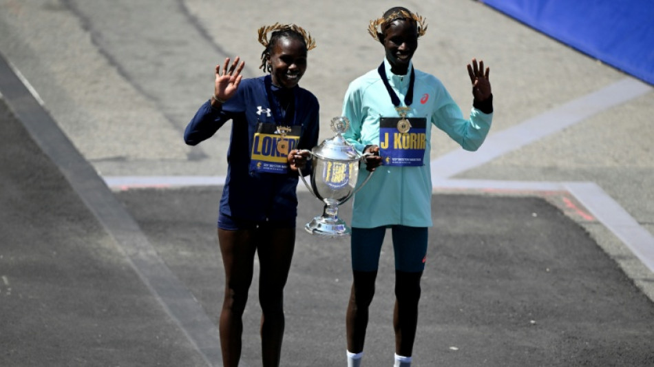 Kenyans Korir, Lokedi seek to repeat at Boston Marathon