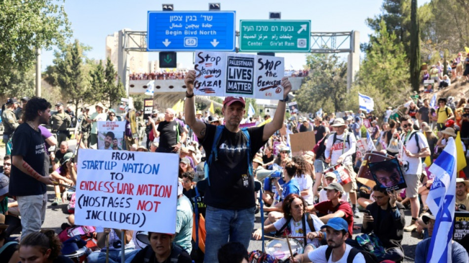 Manifestaciones en Israel para la liberaci&oacute;n de los rehenes en Gaza