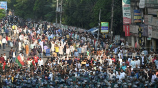 Bangladesh police break up anti-PM protest with tear gas, rubber bullets