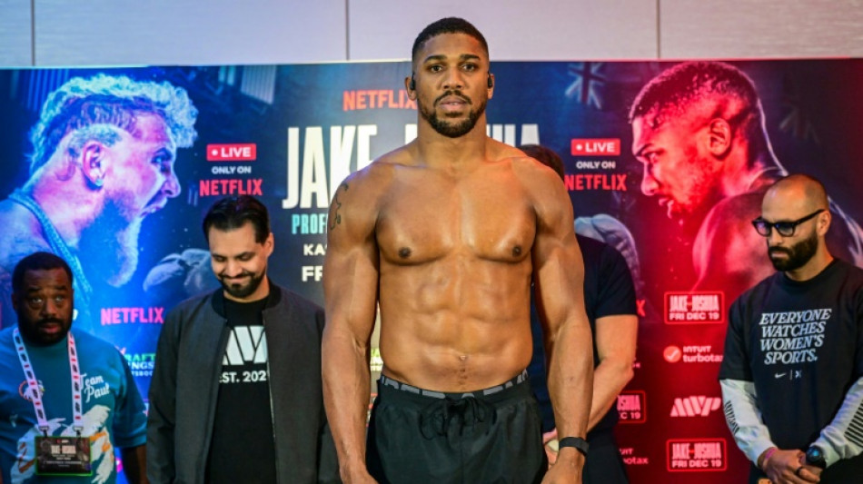 Joshua takes huge weight advantage into Paul fight