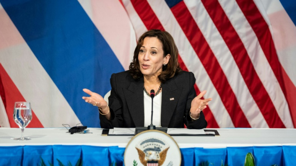 Coqueiros, gargalhadas e dan&ccedil;as - memes de Kamala Harris inundam a internet