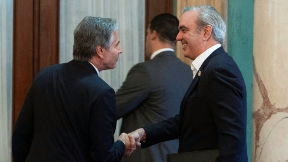 Ao lado de Blinken, presidente dominicano diz que deseja 'normalizar' rela&ccedil;&otilde;es com Haiti