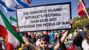 Hundreds protest Iran's 'regime team' ahead of World Cup opener