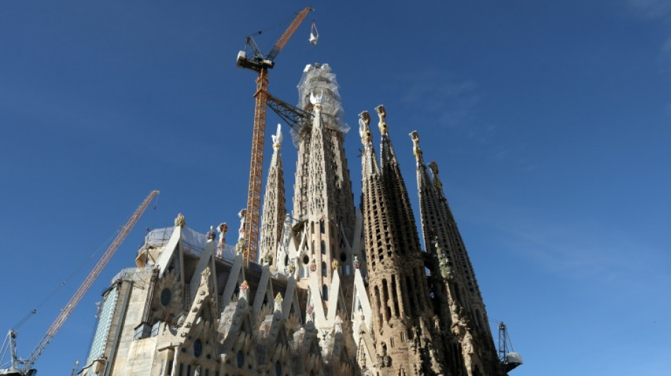 Barcelona's Sagrada Familia basilica hits peak height