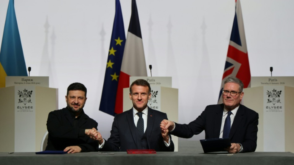 Western allies agree Ukraine guarantees after Paris 'progress'