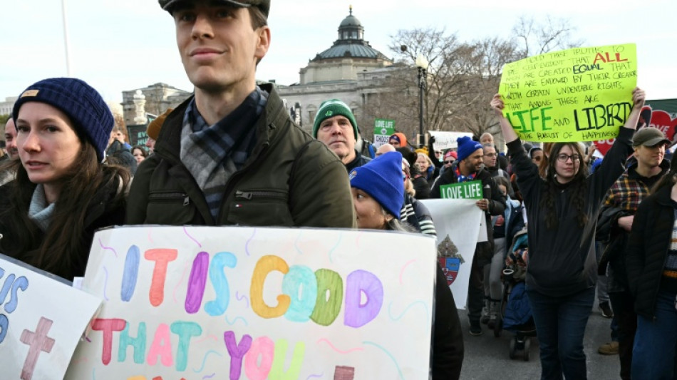 Tausende demonstrieren bei "Marsch f&uuml;r das Leben" in Washington gegen Abtreibung