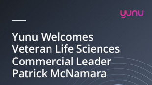Yunu Welcomes Veteran Life Sciences Commercial Leader Patrick McNamara