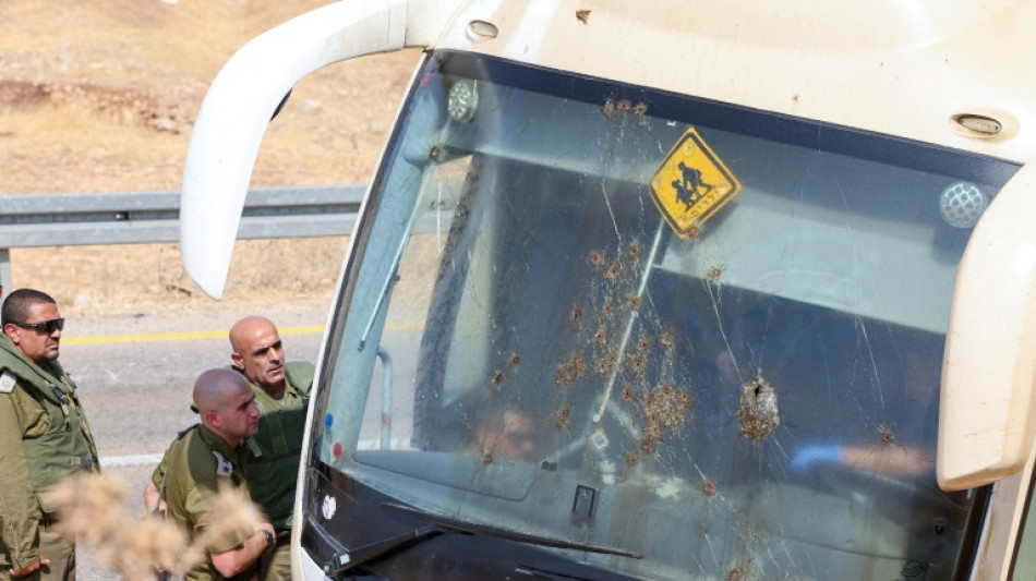 F&uuml;nf Verletzte bei Angriff auf israelischen Bus im Westjordanland