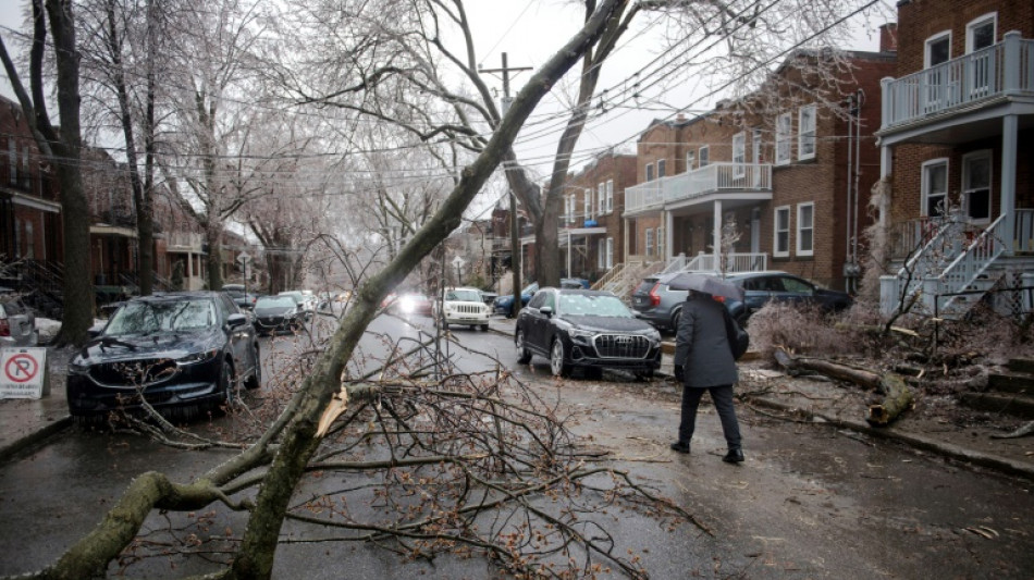 Cientos de miles de hogares sin electricidad en este de Canad&aacute; tras tormenta de hielo
