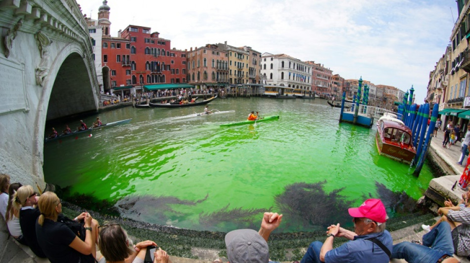 Ursache f&uuml;r gr&uuml;n verf&auml;rbten Canal Grande in Venedig ist gekl&auml;rt