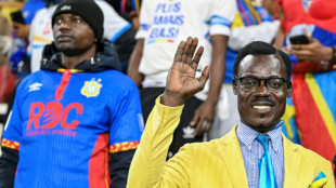 DR Congo's human statue becomes AFCON's most famous fan