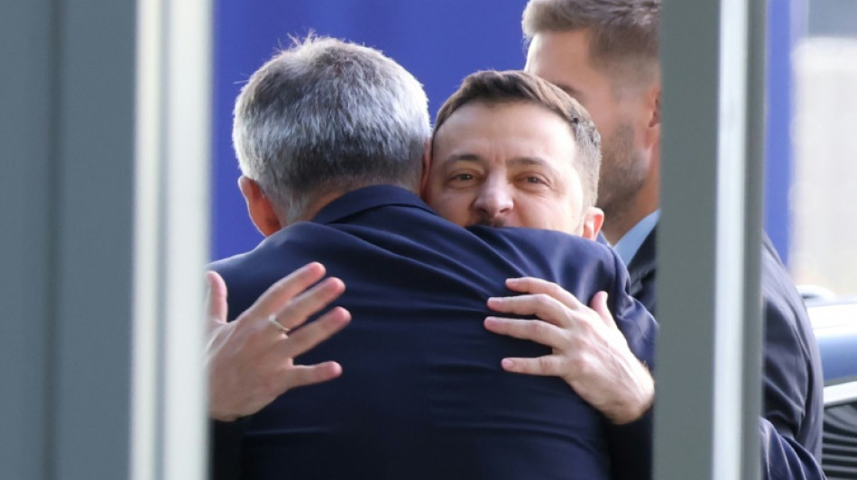 Zelensky seeks defences for winter on  visit to NATO