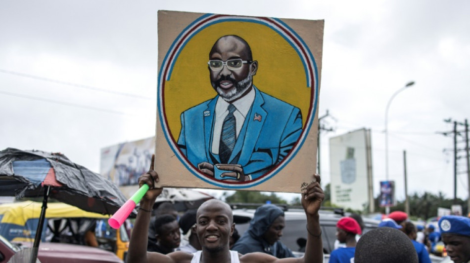 Liberia's football superstar president runs for re-election