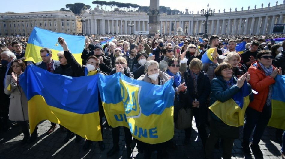 Papst Franziskus beklagt "Str&ouml;me aus Blut und Tr&auml;nen" in der Ukraine