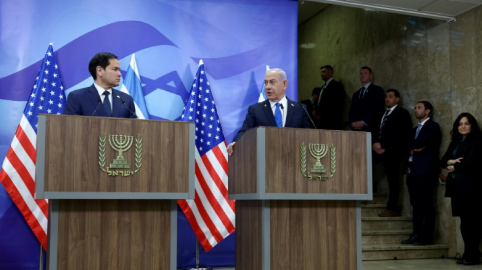 Rubio et Netanyahu affichent un front uni sur Gaza et face &agrave; l'Iran
