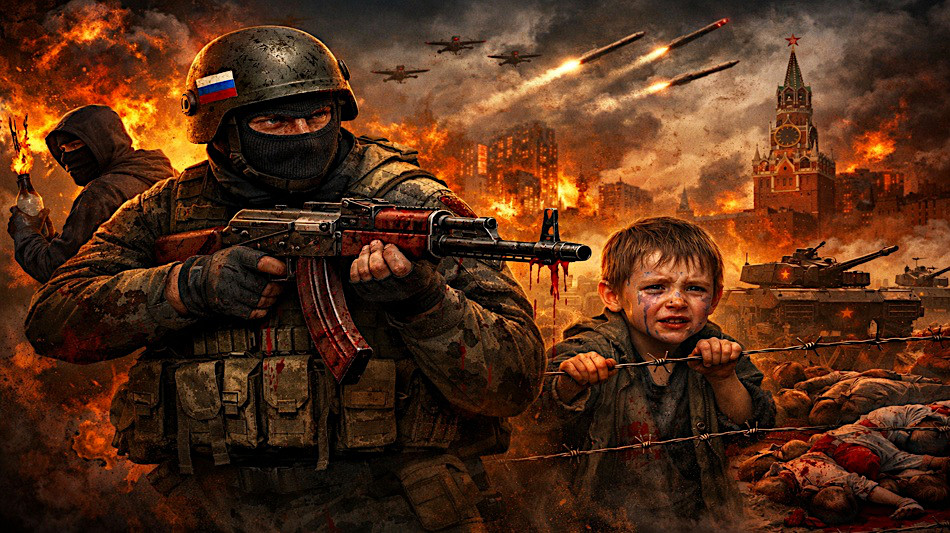 A R&uacute;ssia um Estado terrorista, amea&ccedil;a a paz mundial